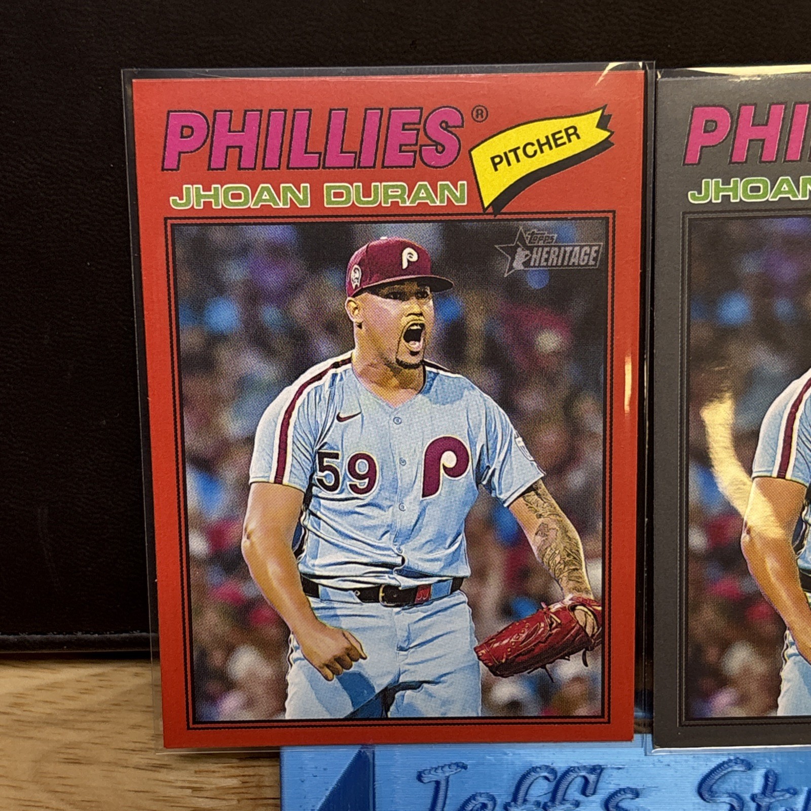 2026 Topps Heritage Red/Dark Grey Border SP Jhoan Duran #14