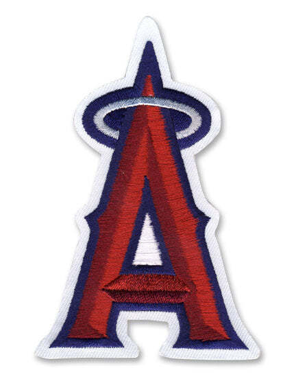 Los Angeles Angels Of Anaheim Silver ‘A’ Halo Jersey Logo Emblem Patch MLB