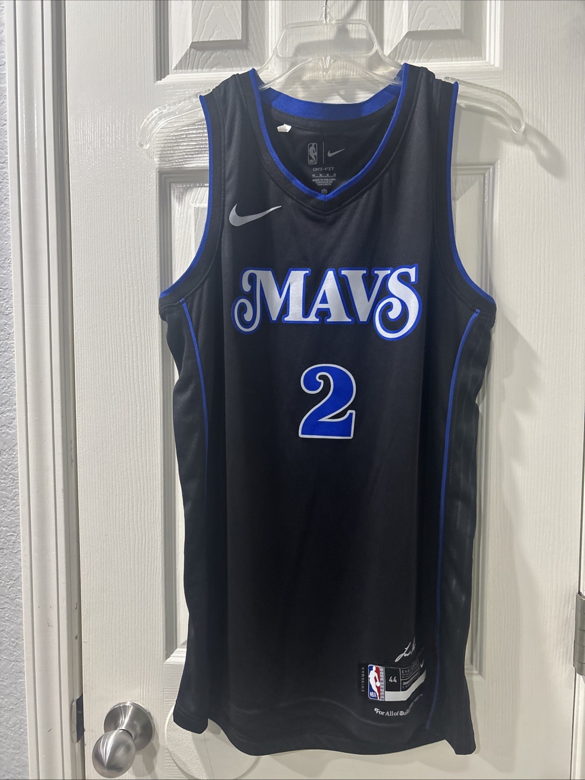 Nike NBA Dallas Mavericks City Edition Dri-FIT Men’s Jersey M Black/Blue