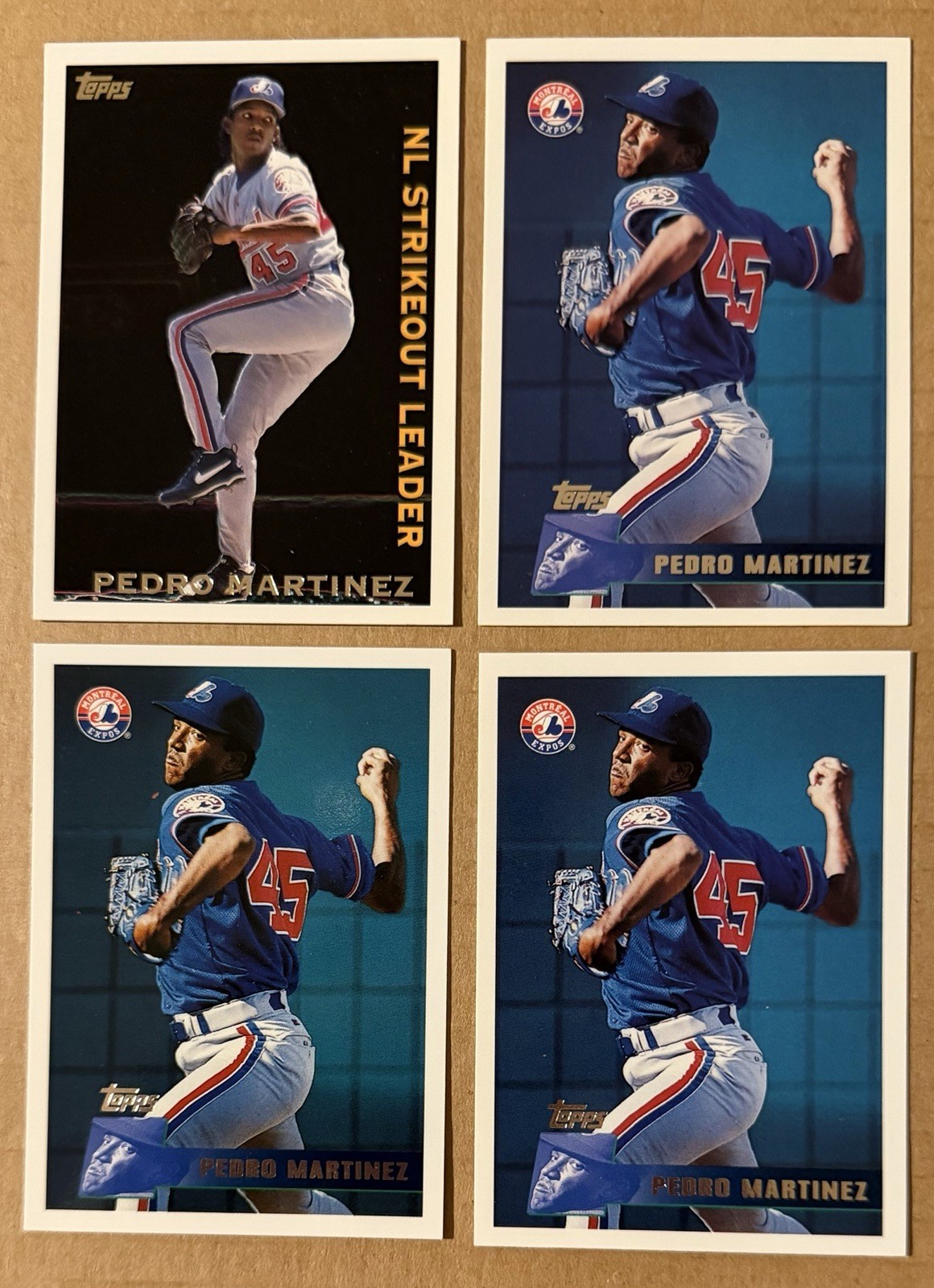 Pedro Martinez Lot Of Mix Topps Brands Montreal Expos NM-MT+