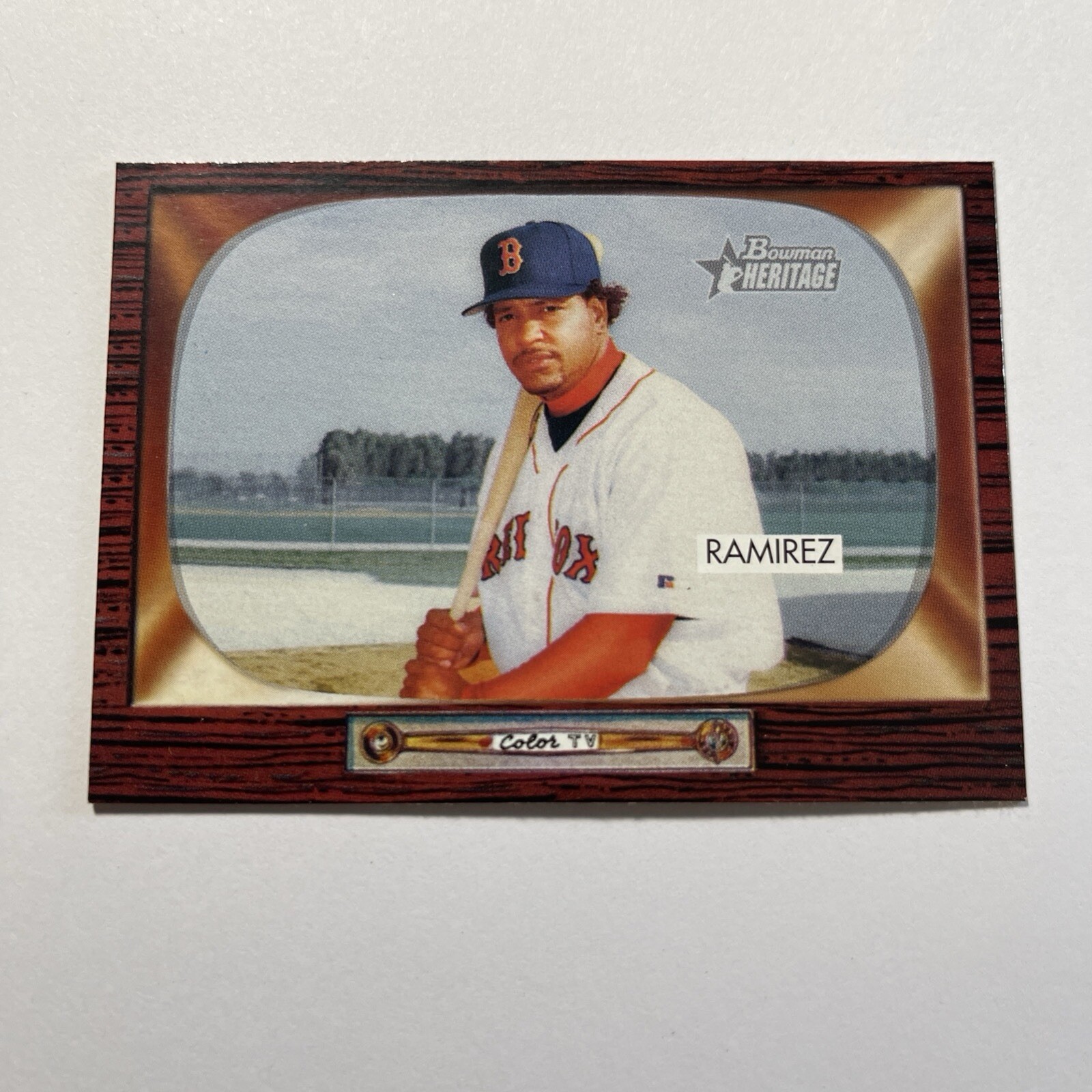 2004 Bowman Heritage Manny Ramirez Boston Red Sox Card #128