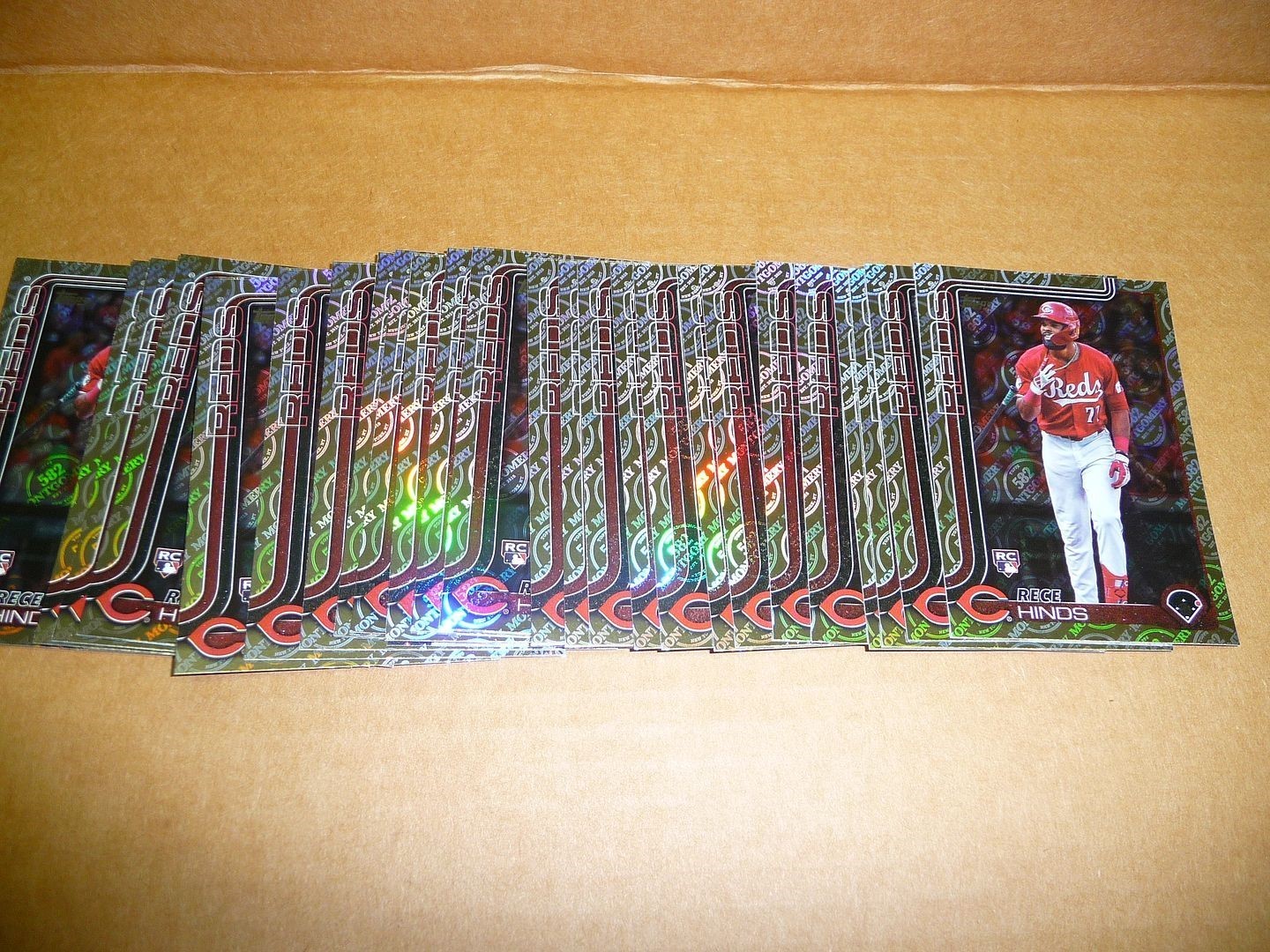 2025 Topps 582 MONTGOMERY CLUB FOIL LOT OF 33 CARDS RECE HINDS REDS #217
