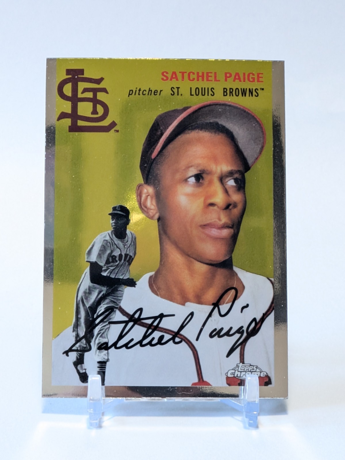 2023 Topps Chrome Platinum Anniversary #425 Satchel Paige – FREE SHIPPING