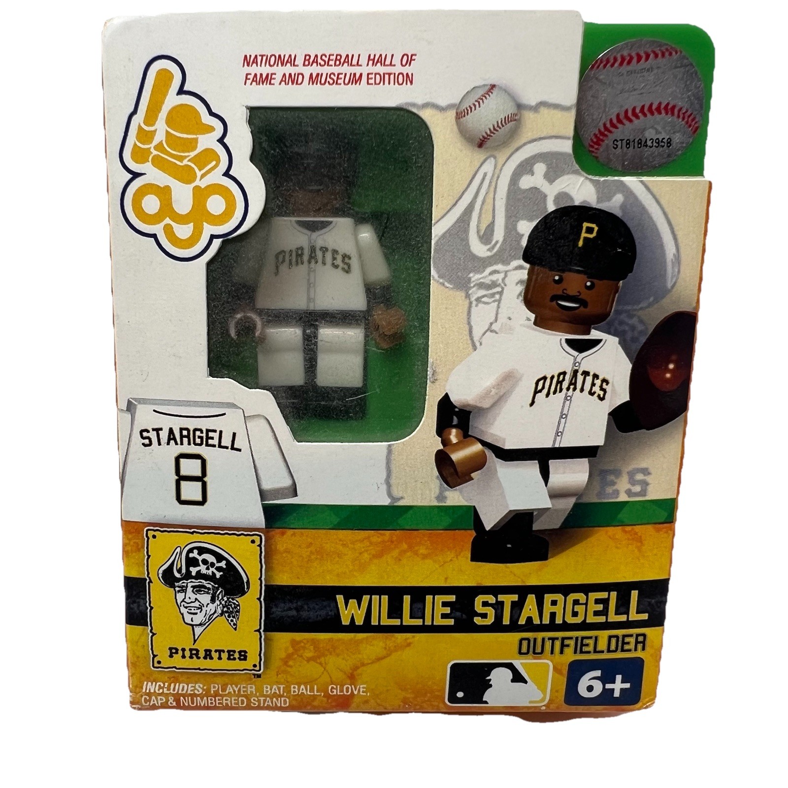 Willie Stargell Pops Mini Action Figure Hall of Fame HOF Limited Edition Rare
