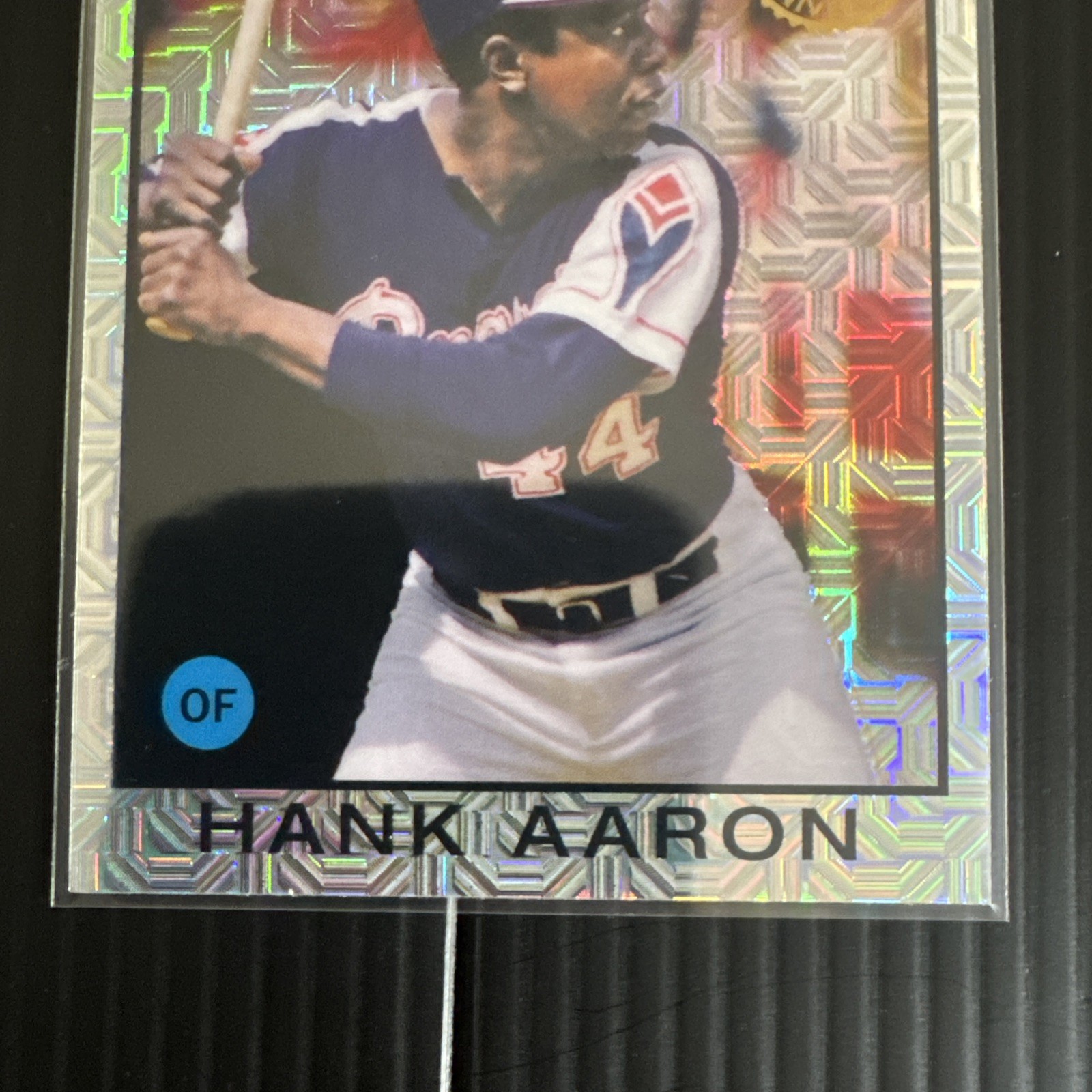 Hank Aaron Silver Pack Mojo 2021 Topps #86BC-7 Braves