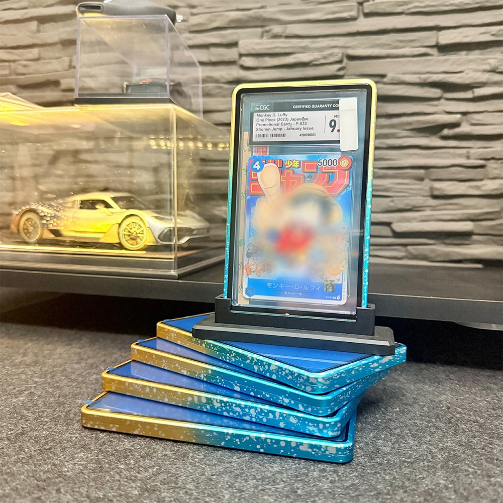 1-10PCS Magnetic Metal Slabs Protector Case Stackable for PSA & CGC Graded Cards