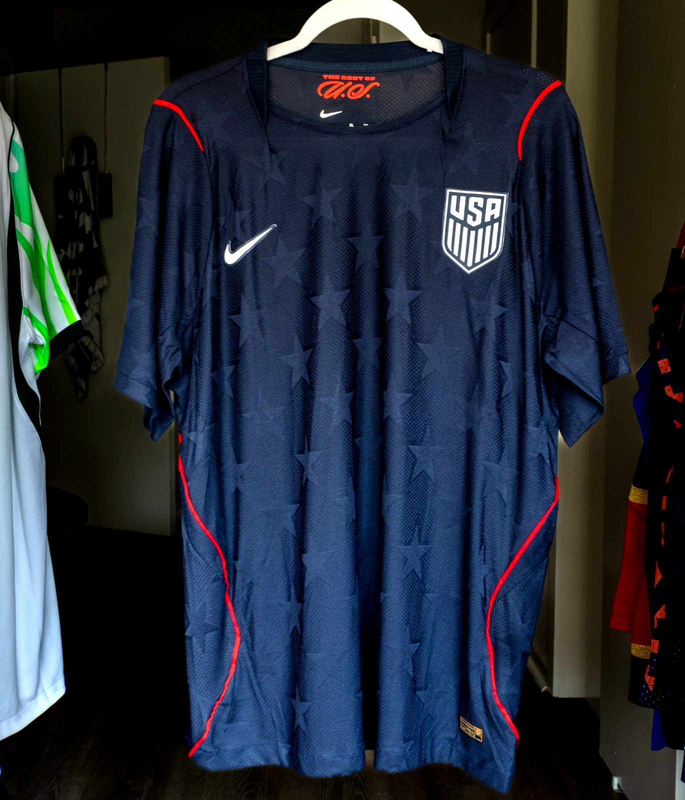 Nike USMNT 2026 World Cup Away Soccer Jersey Blue Navy Stars Size XL NWOT