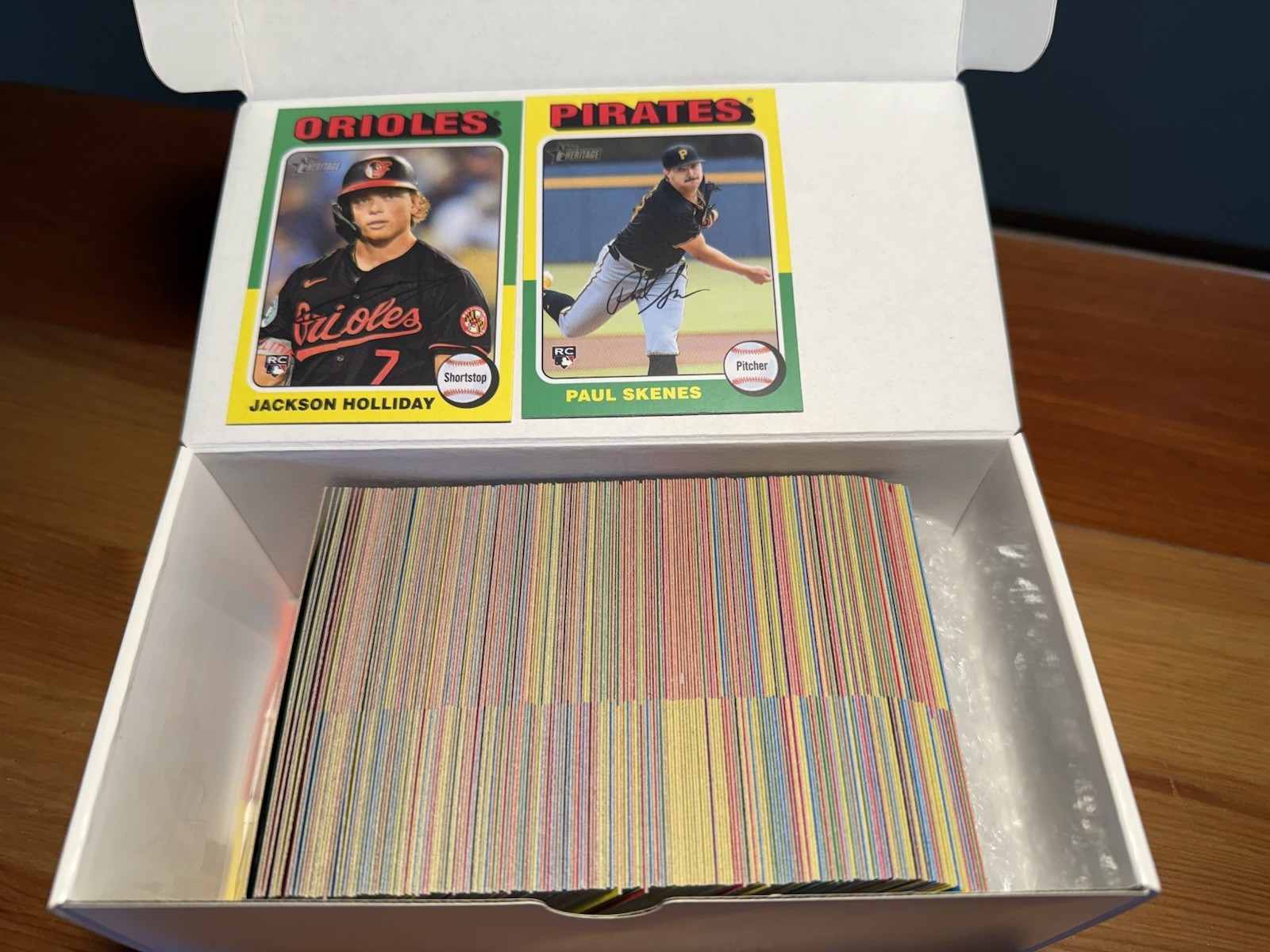 2024 Topps Heritage High Number Baseball Complete Base Set (#501-700)