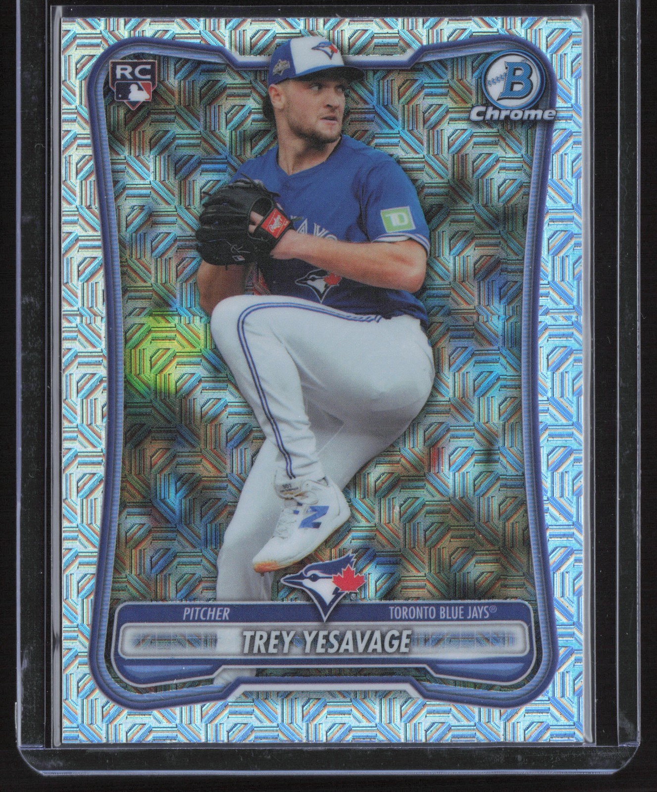 2026 Bowman #41 Trey Yesavage Chrome Mojo Refractors