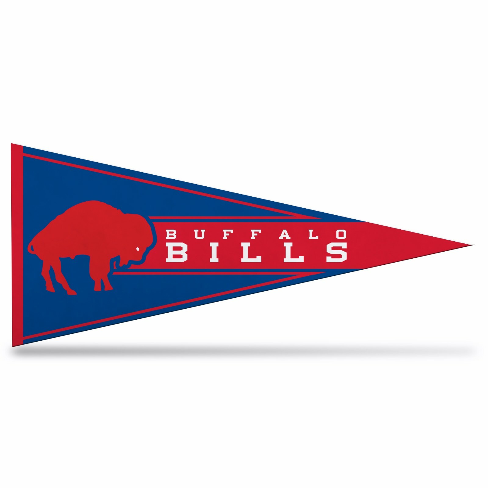 Buffalo Bills NFL Retro Mini Pennant 9″x4″, New, felt, Made in USA