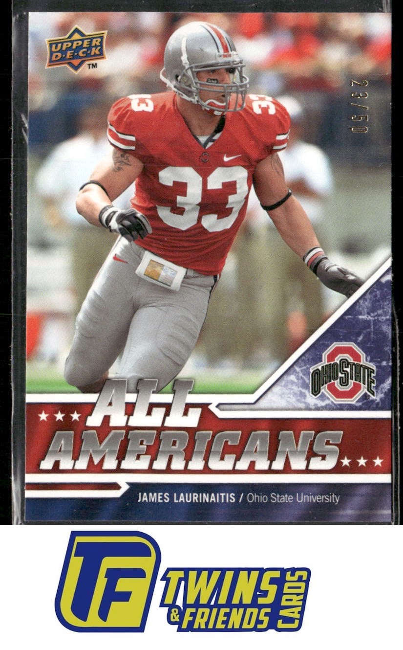 2009 Upper Deck Draft Edition #275 James Laurinaitis Blue #/50