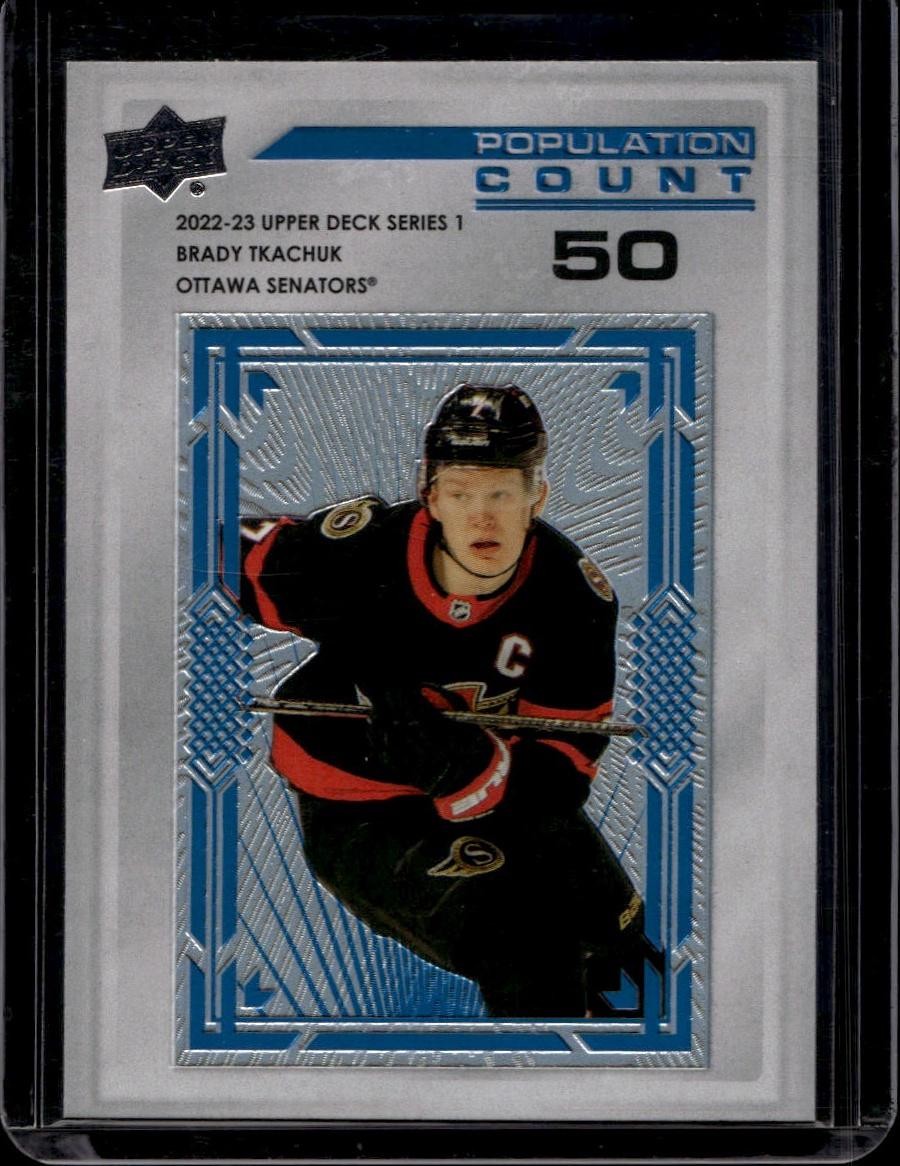 2022-23 Upper Deck #PC-5 Brady Tkachuk Population Count 50