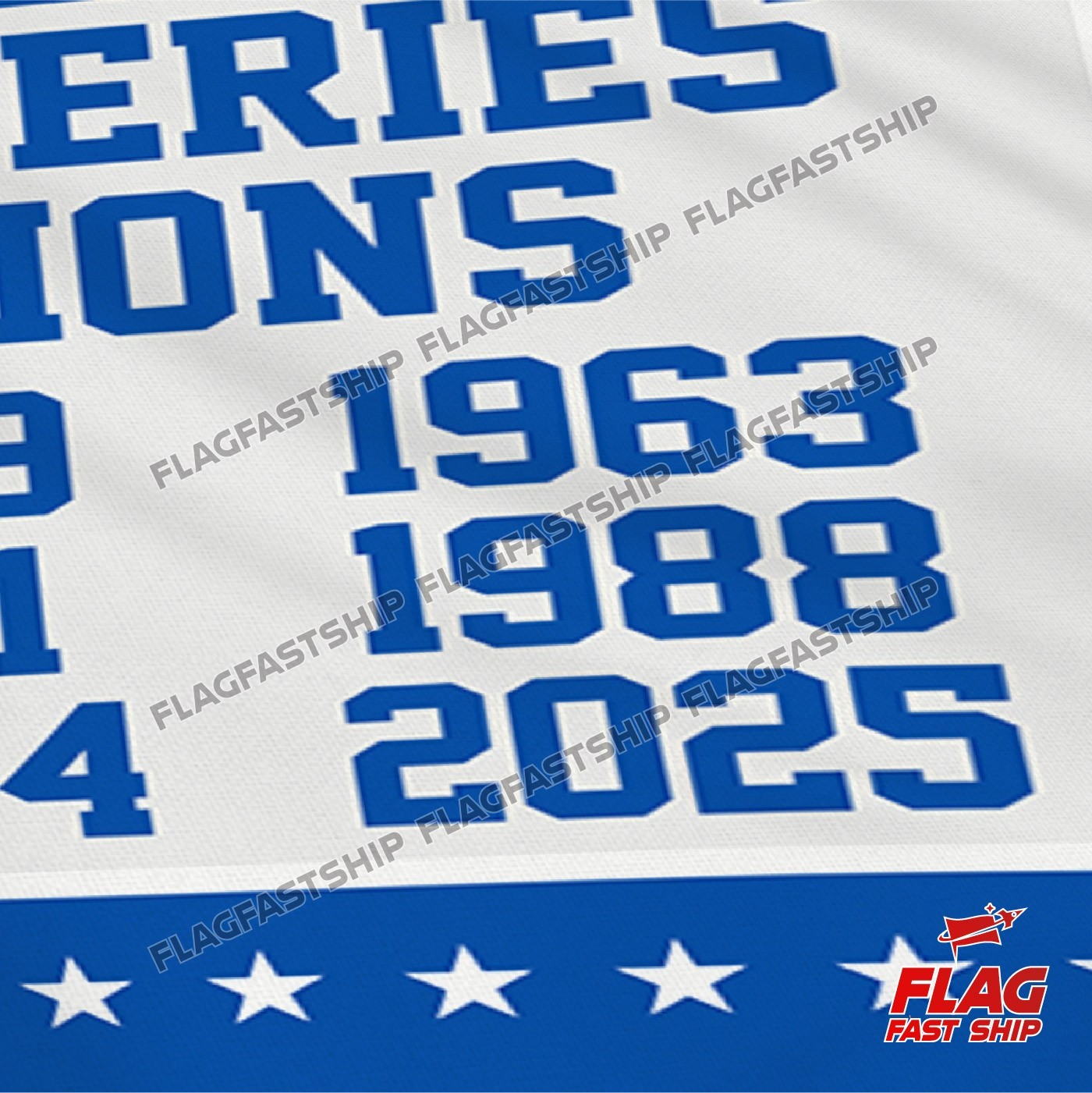 Los Angeles Dodgers Premium 3×5 ft Flag LA MLB Baseball World Series Banner