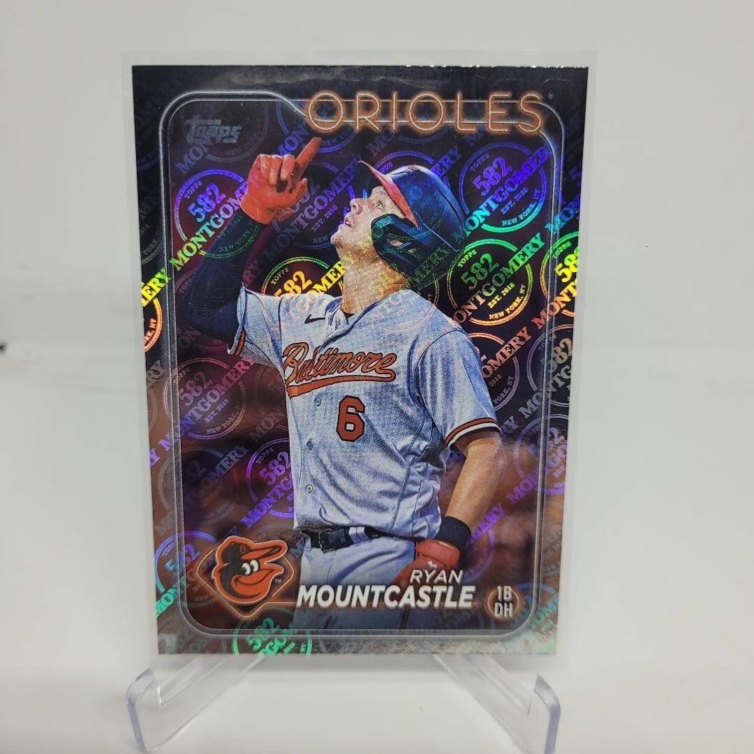 2024 Topps 582 Montgomery Club #34 Ryan Mountcastle Baltimore Orioles