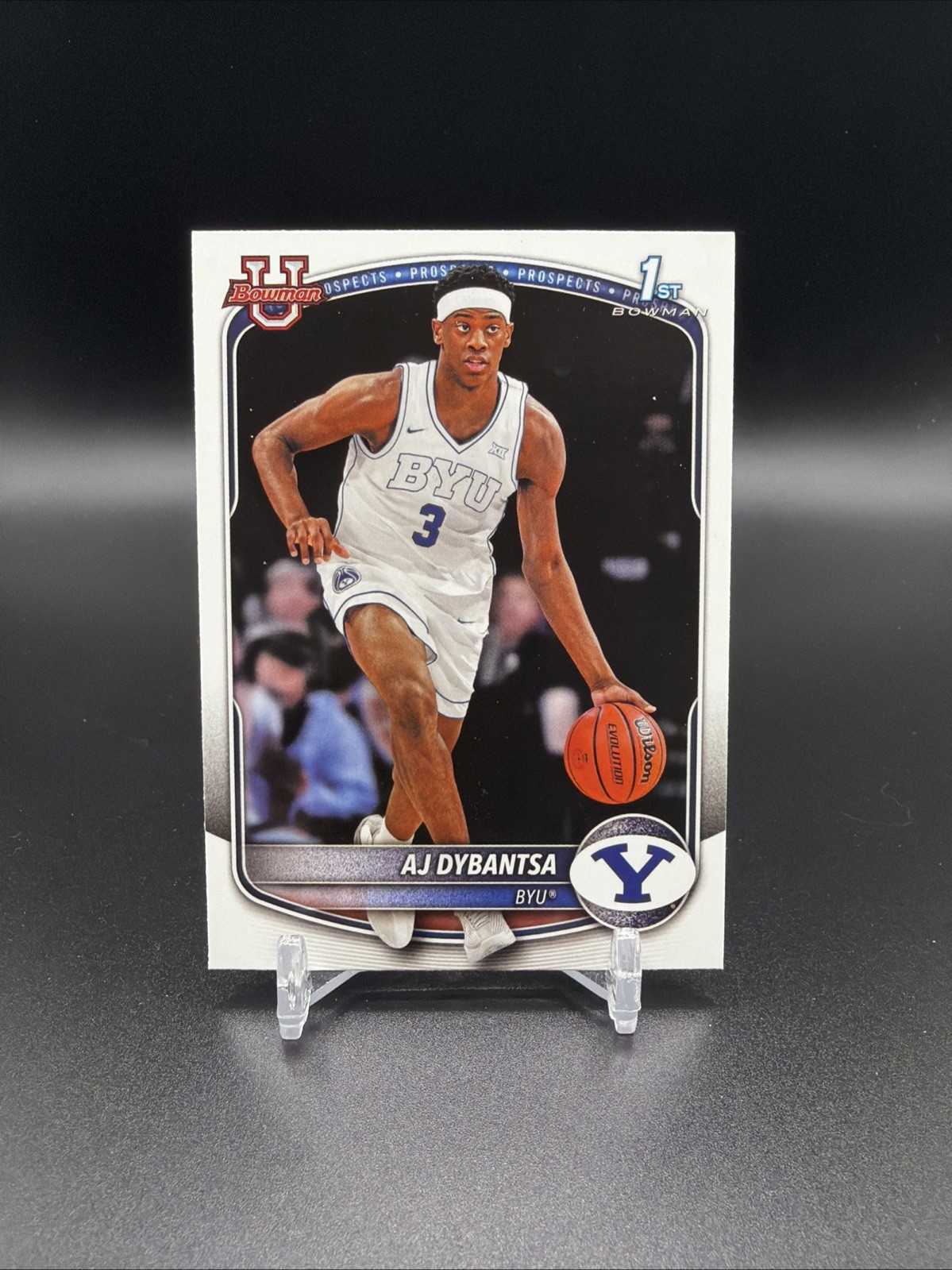 AJ Dybantsa 1st Bowman: 2025-26 Bowman Basketball -Base -BYU #BPP-1