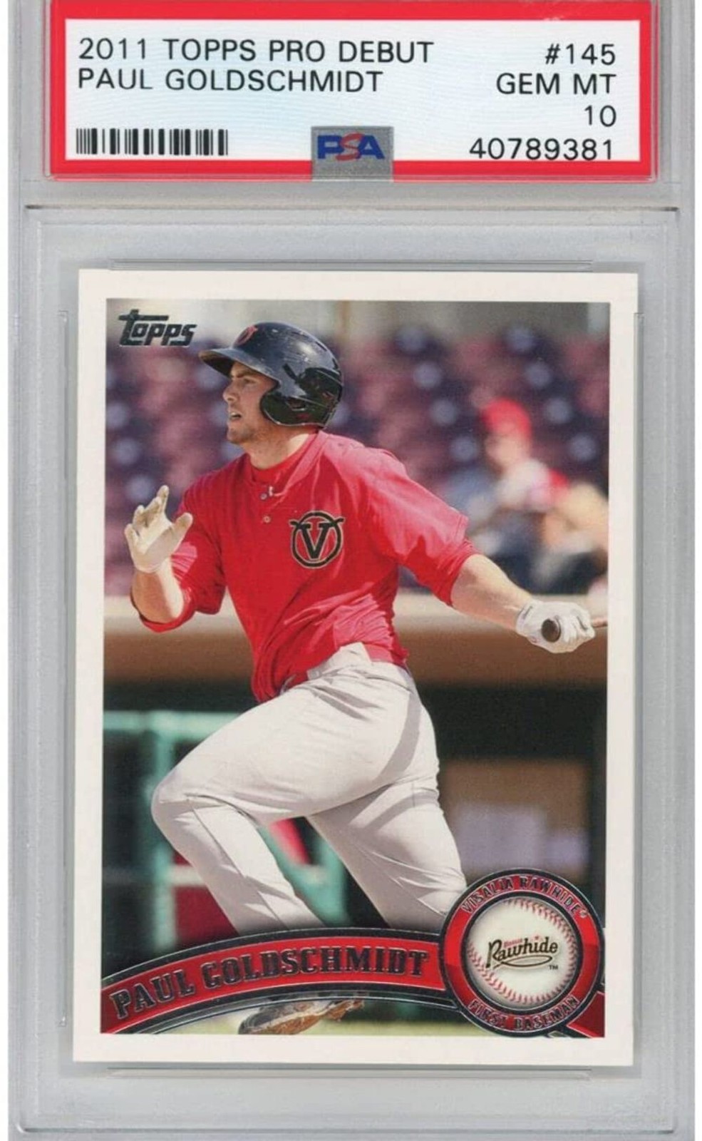 Graded 2011 Topps Pro Debut Paul Goldschmidt #145 Rookie RC Baseball Card PSA 10