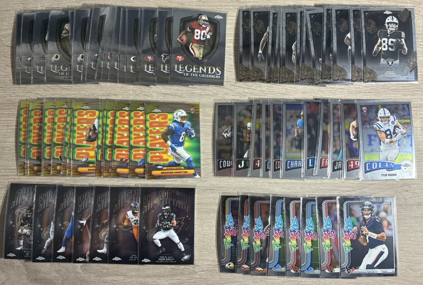 2025 Topps Chrome Football Pick Your Insert QTY SAVE 1975, Future, Legends, etc!