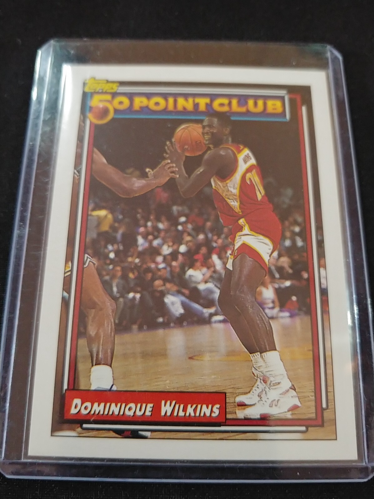1992-93 Topps – Dominique Wilkins #200 – 50 POINT CLUB – ATLANTA HAWKS NBA Card