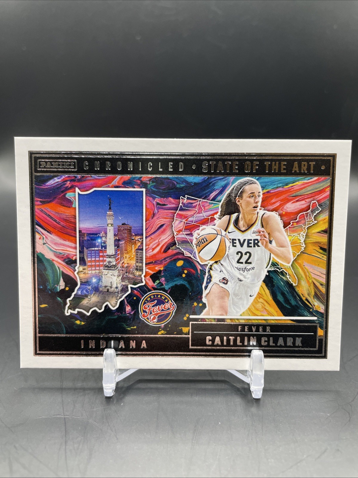 2025 Panini Chronicled #88 Caitlin Clark Chronicles state of the art