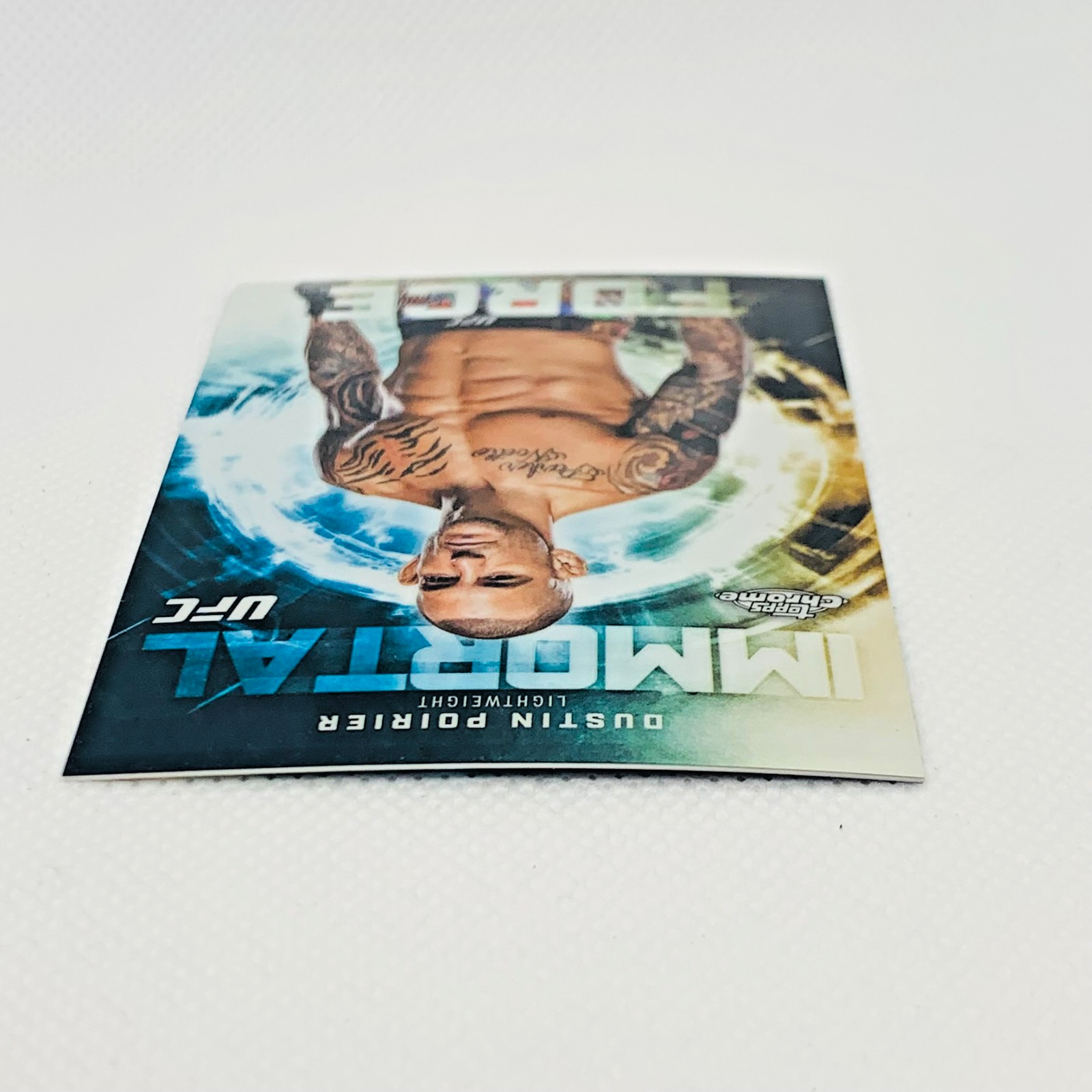 2026 Topps Chrome UFC – Case Hit Dustin Poirier Immortal Force SSP Insert IF-12