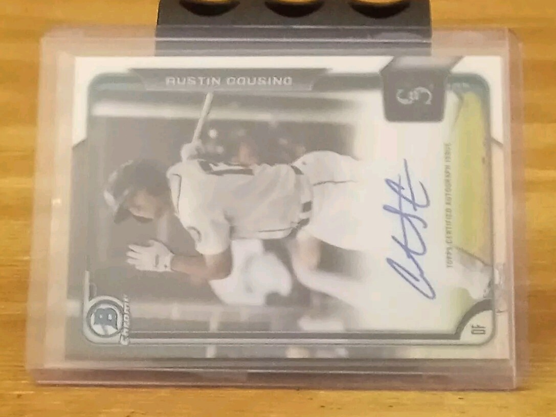 2015 Bowman Chrome Prospect Autographs Austin Cousino Seattle Mariners