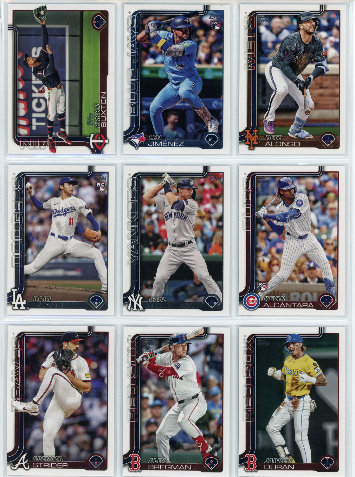 2025 Topps Series 2 – Base – #526-700 – You Pick/Choose – Complete Your Set