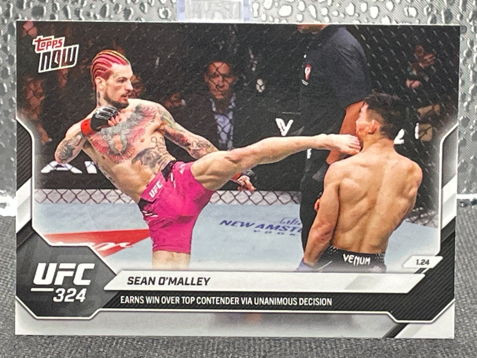 Sean O’Malley 2026 Topps Now UFC #2 UFC 324 Earns Win Over Top Contender