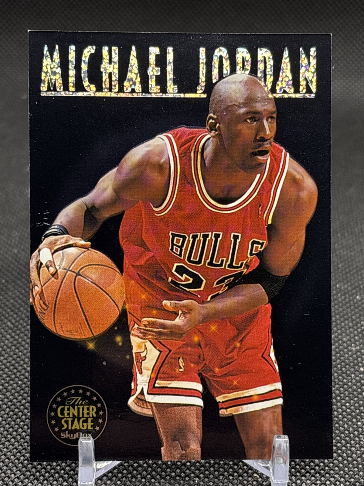1993-94 Skybox Premium – Insert The Center Stage Michael Jordan #CS1 Bulls