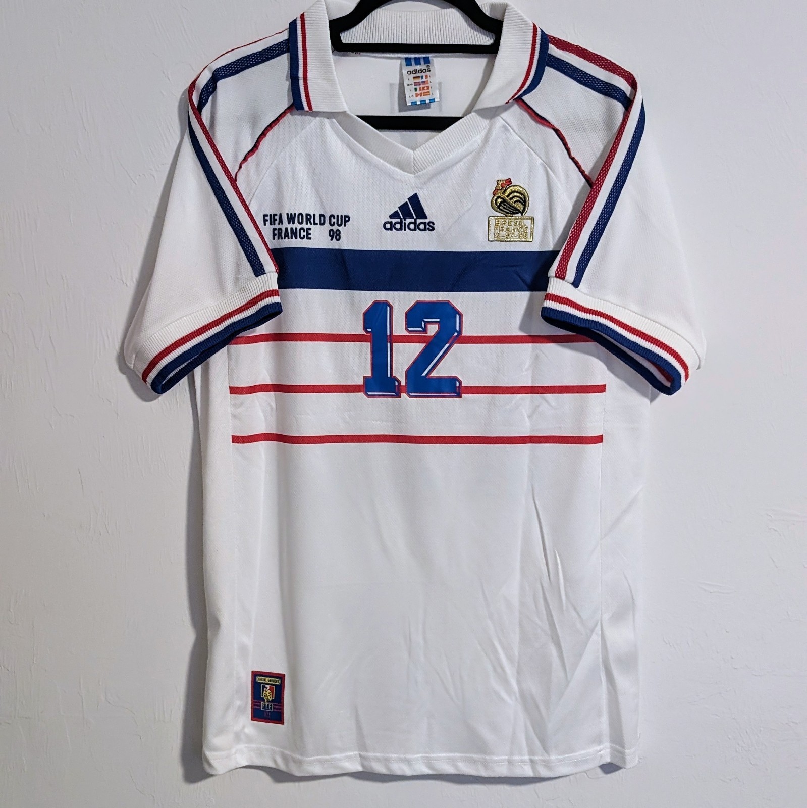 France Thierry Henry 1998 World Cup Retro Jersey Men’s XL