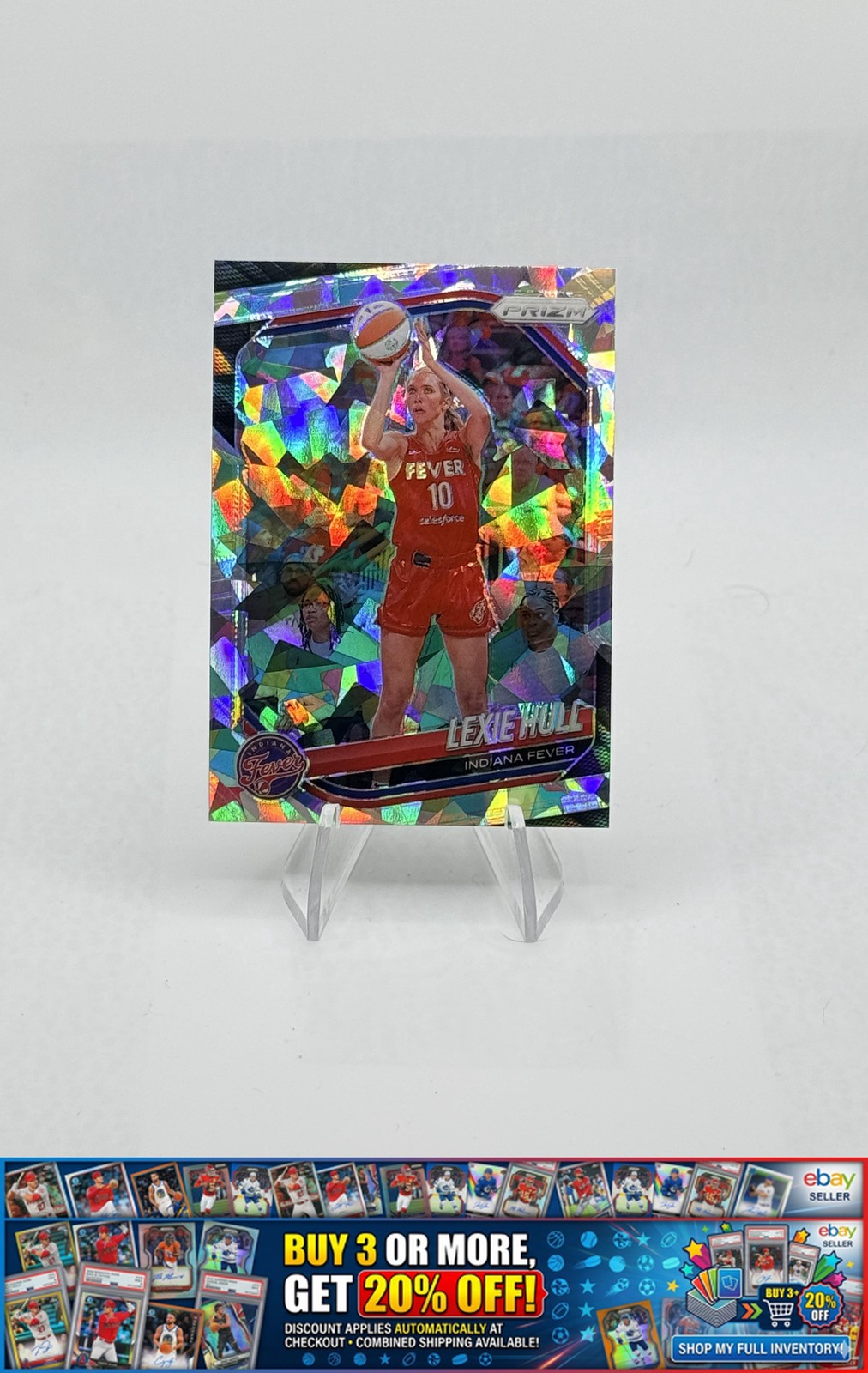 2025 Panini Prizm WNBA Lexie Hull #51 Silver Ice Prizms Indiana Fever