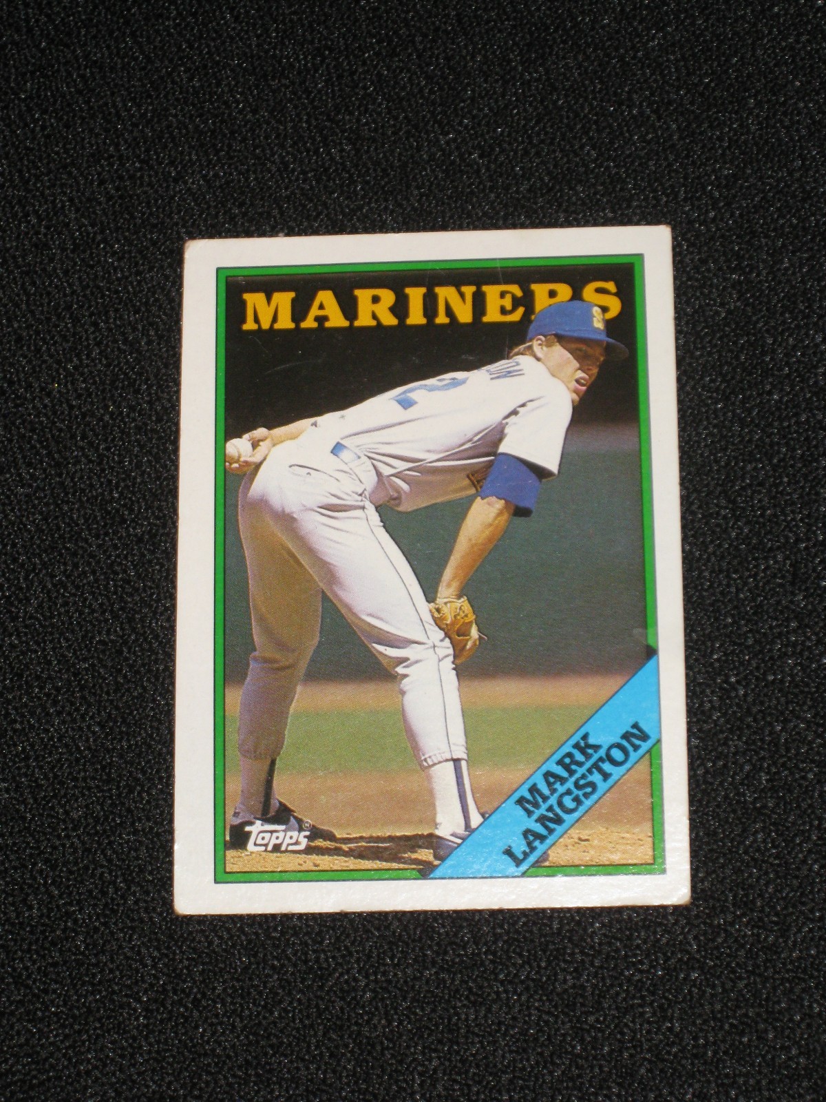 Mariners Mark Langston 1988 Topps Baseball Card #80 Modern (1981-Now) Original