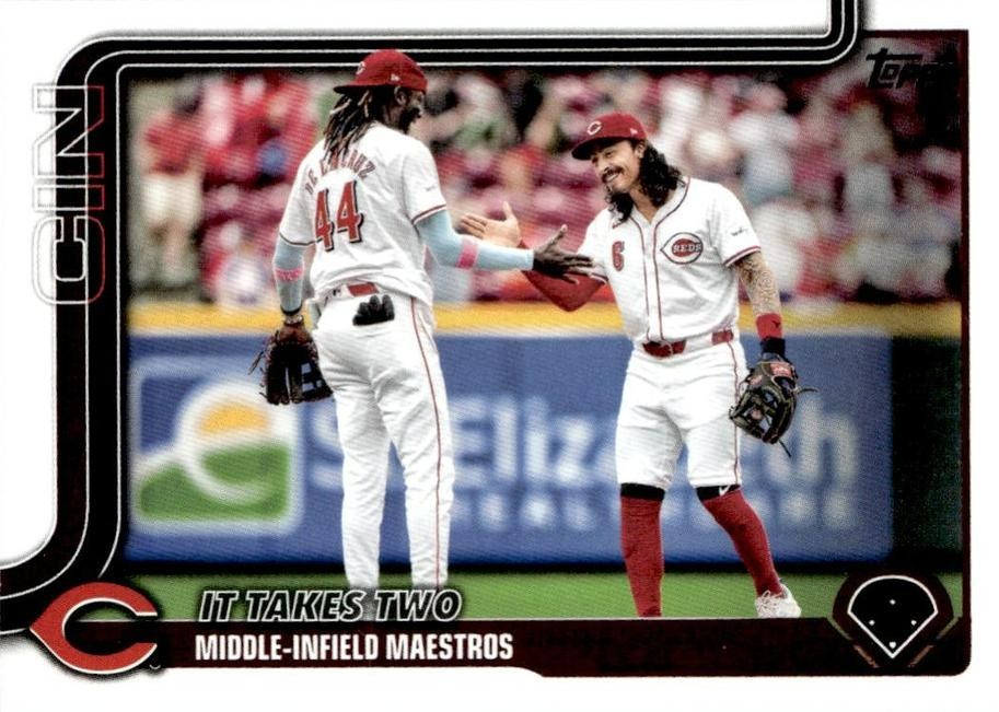 2025 Topps Series 1 – #295 Elly De La Cruz, Cincinnati Reds – Checklist