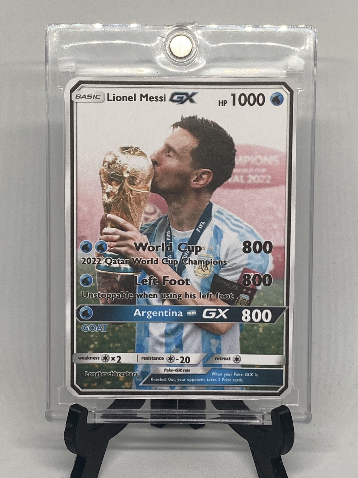 Lionel Messi Pokémon Card Argentina