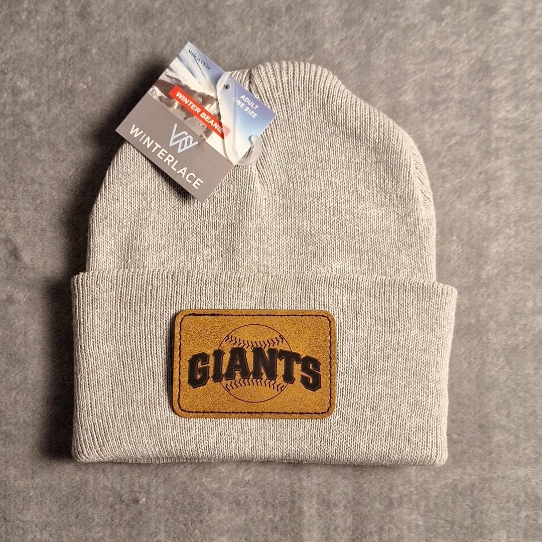 Giants Leather Rectangle Patch MLB (Patch Only)