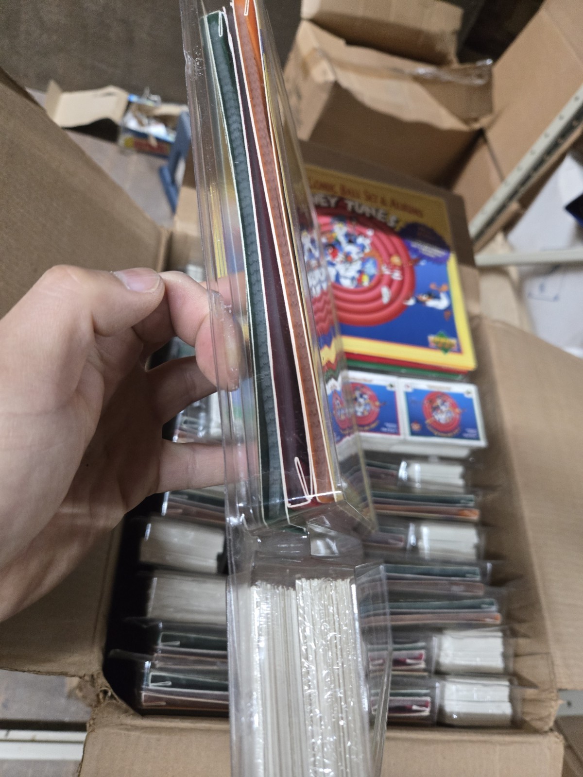2 Set Lot: 1991 Upper Deck Looney Tunes Comic Ball Complete Sets & Albums