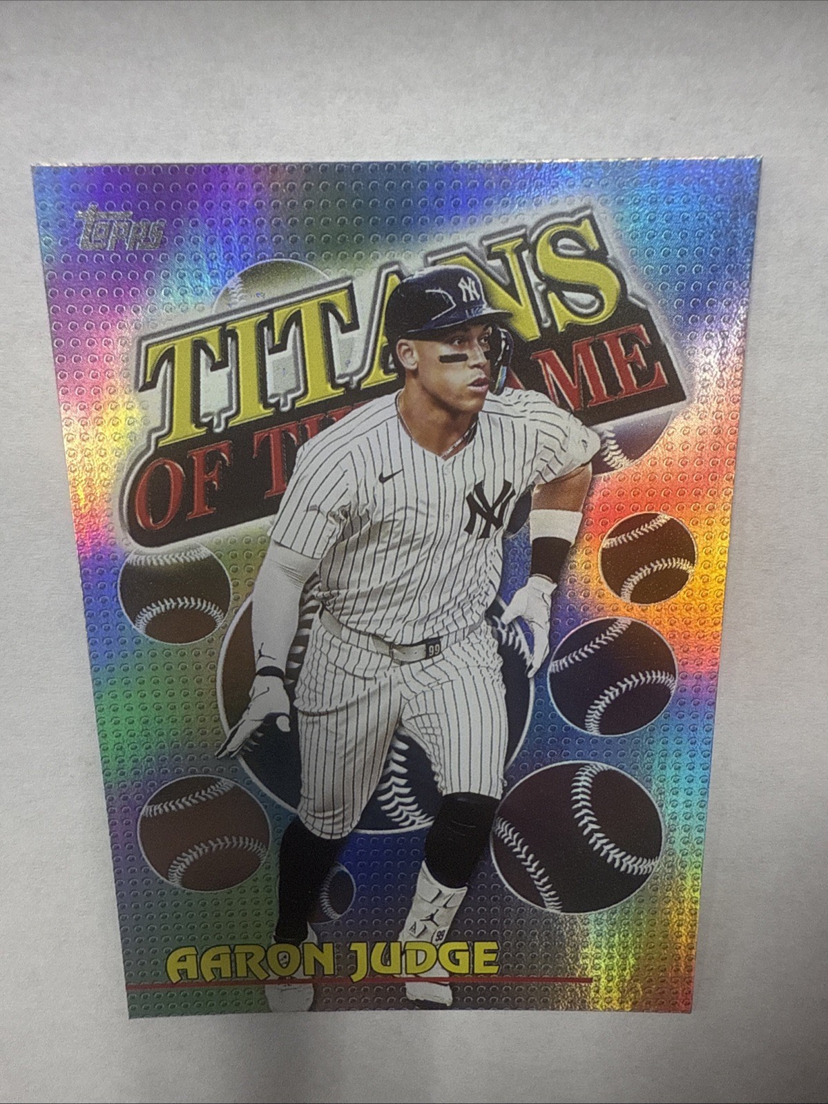Aaron Judge 2026 Topps #TOG-3 New York Yankees Titans of the Game