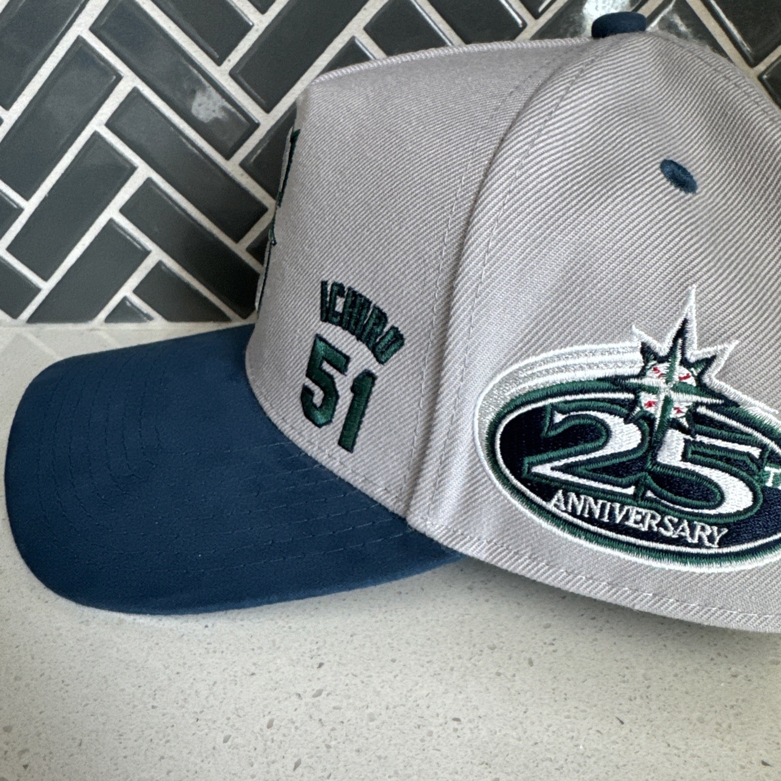 ICHIRO SUZUKI Seattle Mariners LIDS x TOPPS Player Chase BIG TIME Hat *LE /336*