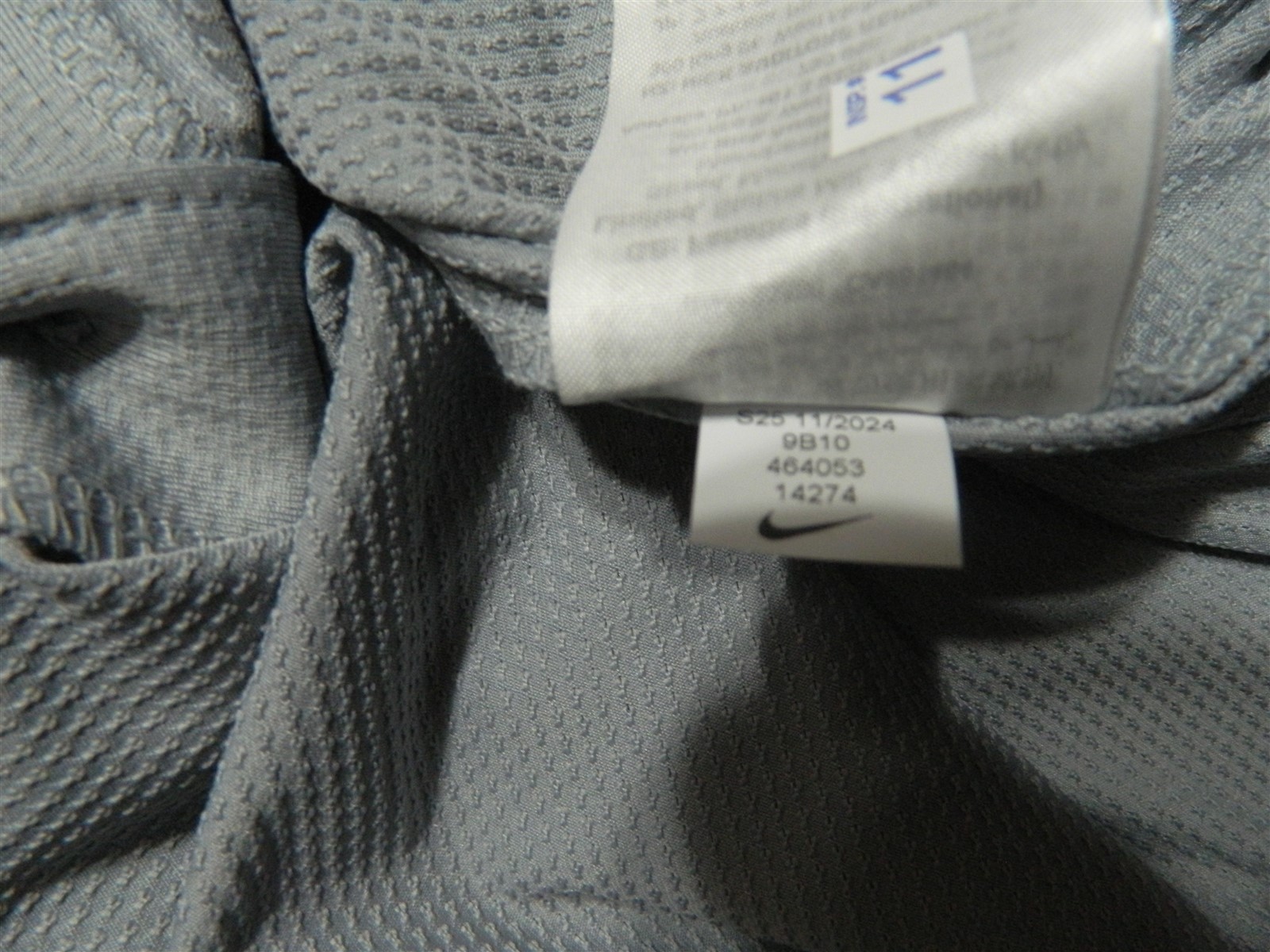 Authentic Los Angeles Dodgers Vapor Elite Road Gray Jersey 44 Reg.$355