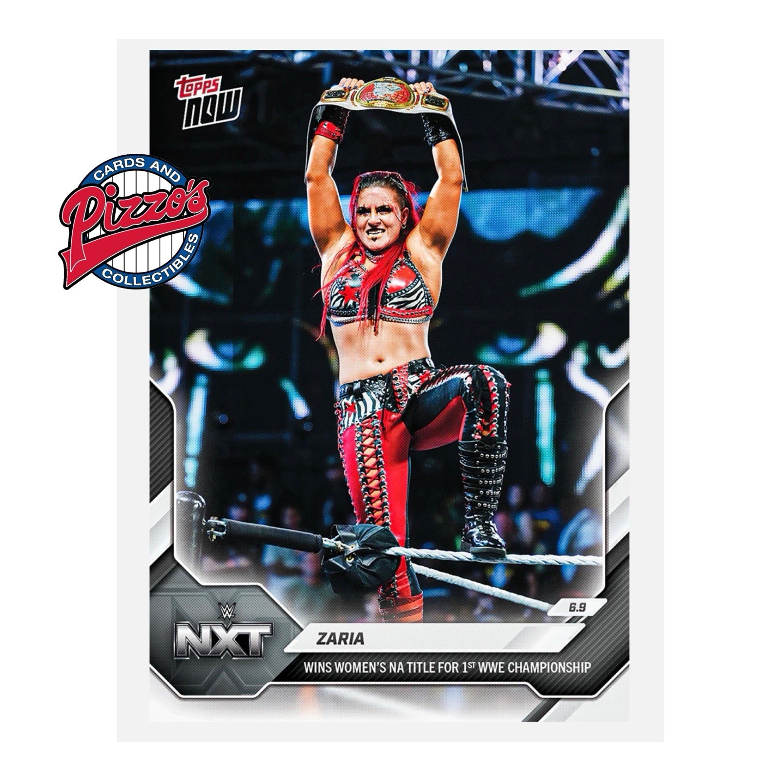 Zaria NXT Wins Women’s NA Title 2026 WWE Topps NOW Card 64 Presale