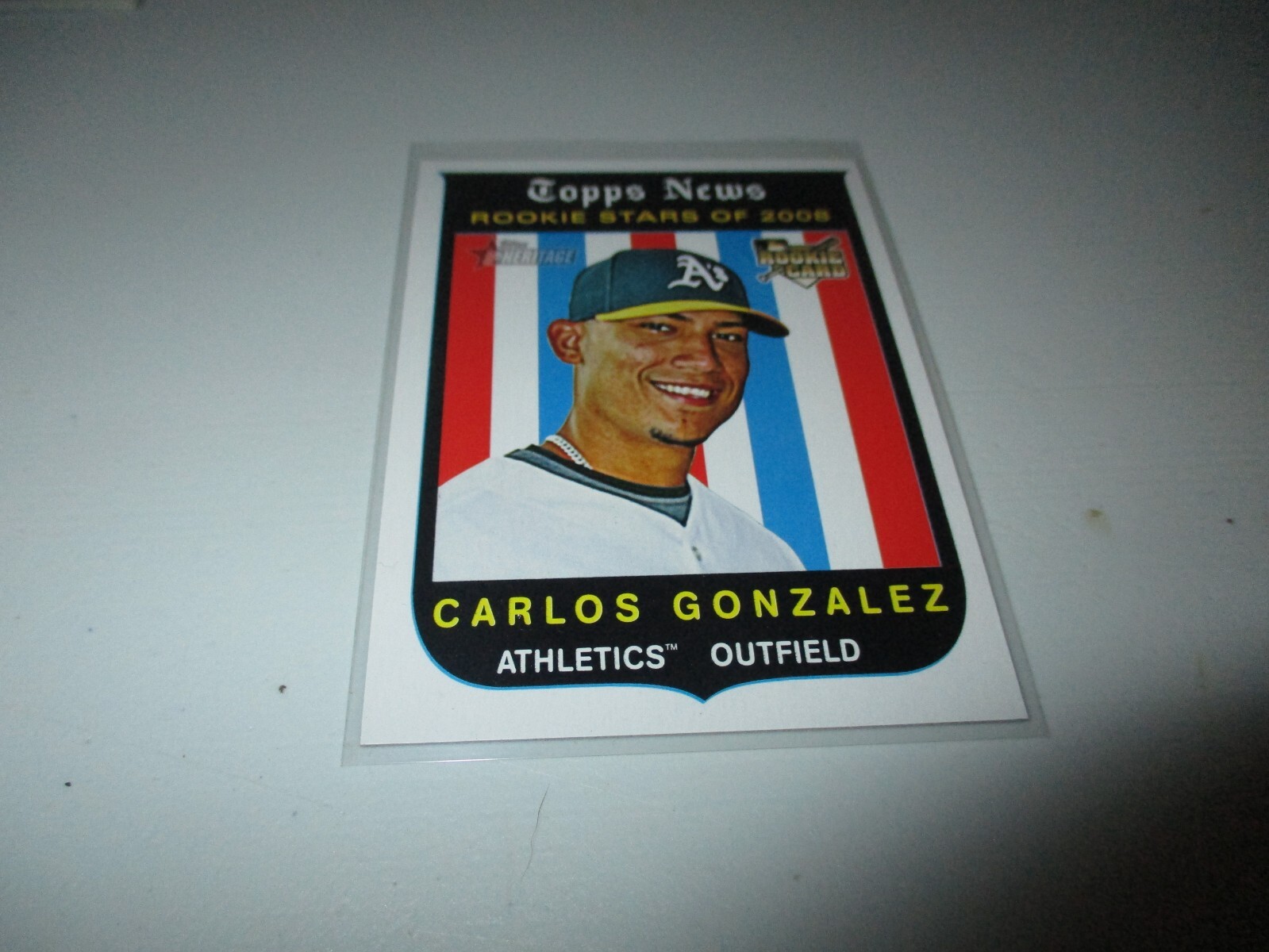 Carlos Gonzalez 2008 Topps Heritage Rookie Stars #578