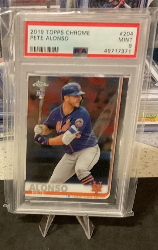 2019 Topps Chrome – Pete Alonso #204 (RC) NY Mets Baltimore Orioles NL ROY 2019