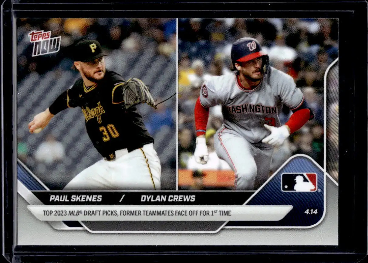 2025 Topps Now #70 Paul Skenes / Dylan Crews Base Card (Qty)