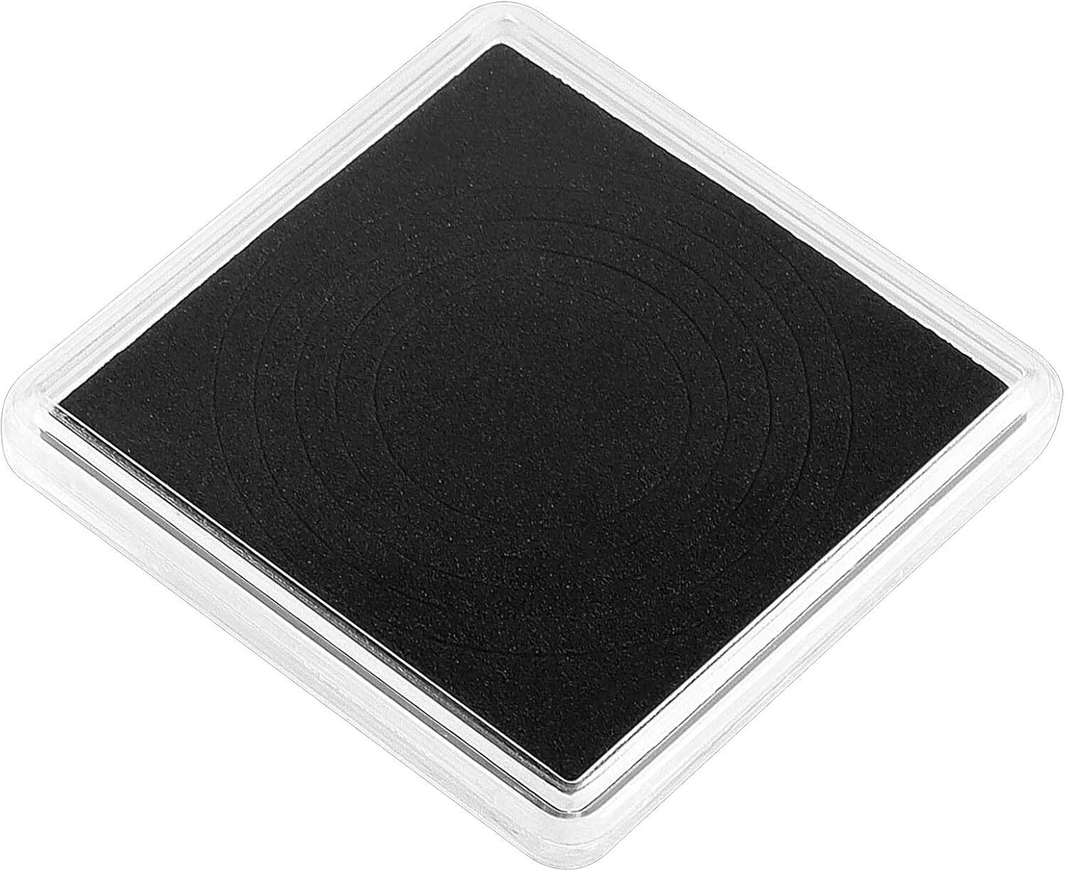 30Pcs Adjustable Acrylic Coin Collection Cases with Sponges Coin Snap Holder USA