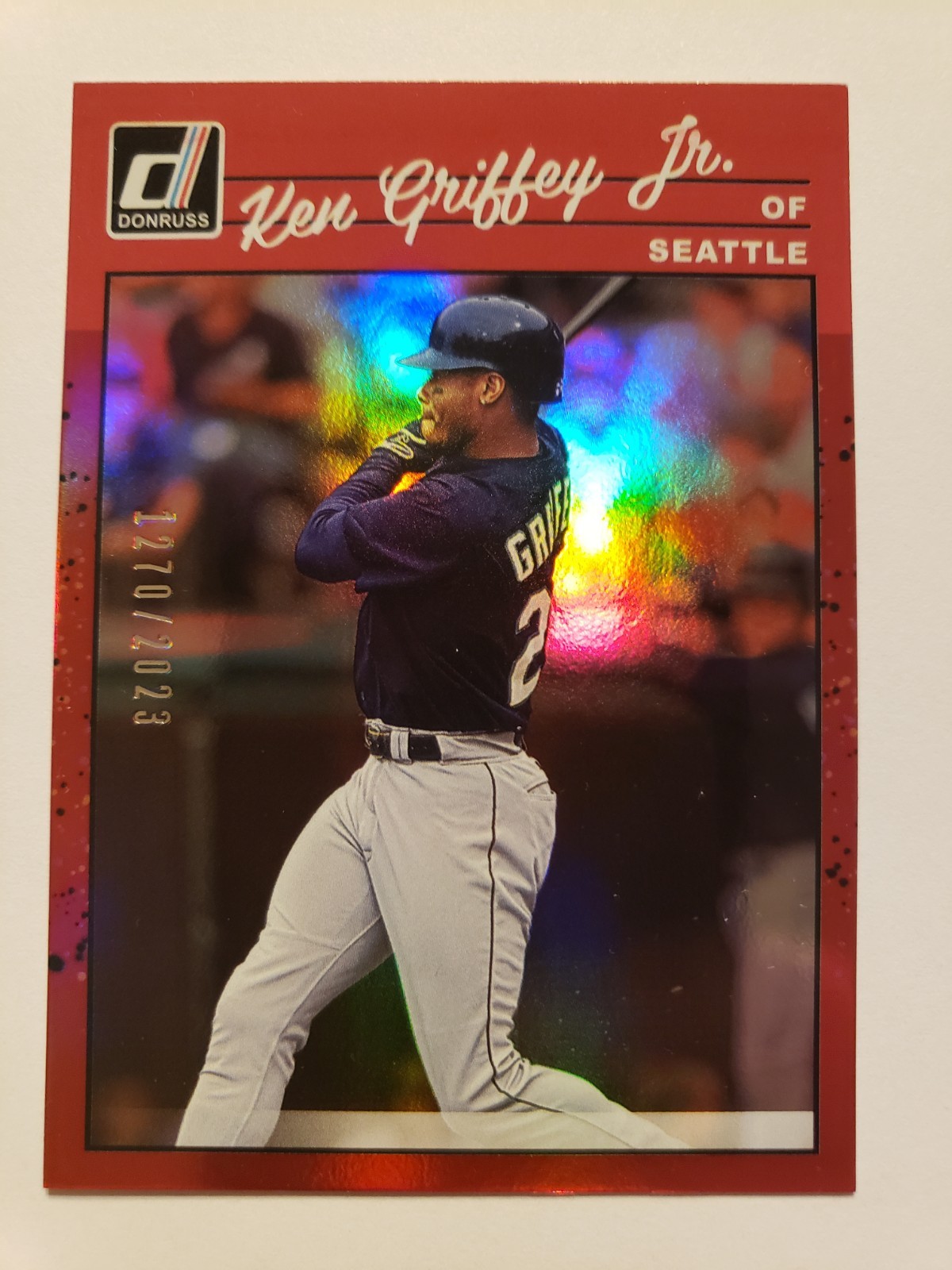 1270/2023 HOLO RED 2023 Donruss Retro 1990 Ken Griffey Jr #260