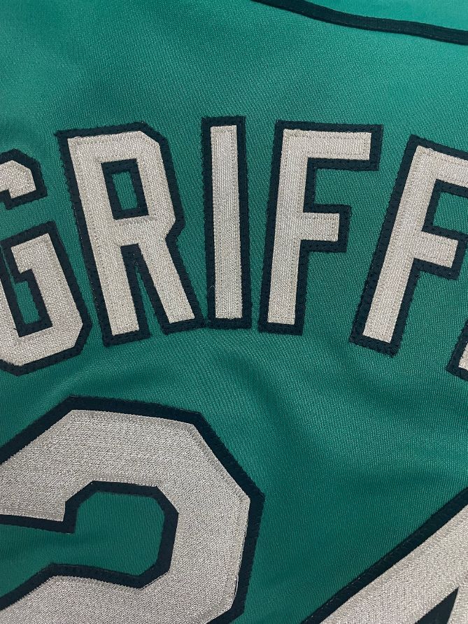 KEN GRIFFEY JR SEATTLE MARINERS 1994 TEAL GREEN THROWBACK JERSEY MAJESTIC NEW