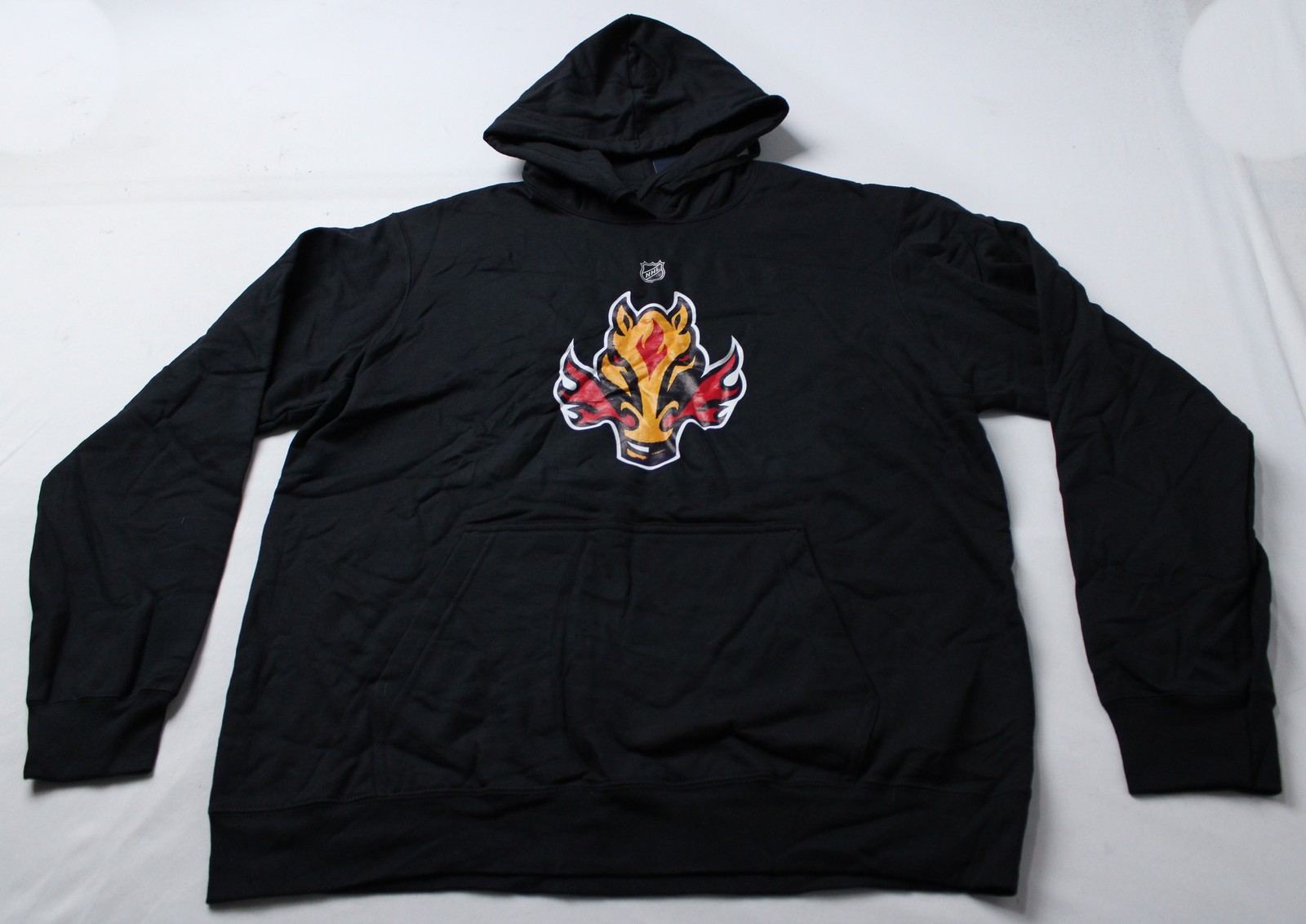 Calgary Flames Unisex Adult’s Fanatics Pullover Hoodie JL3 Black Large