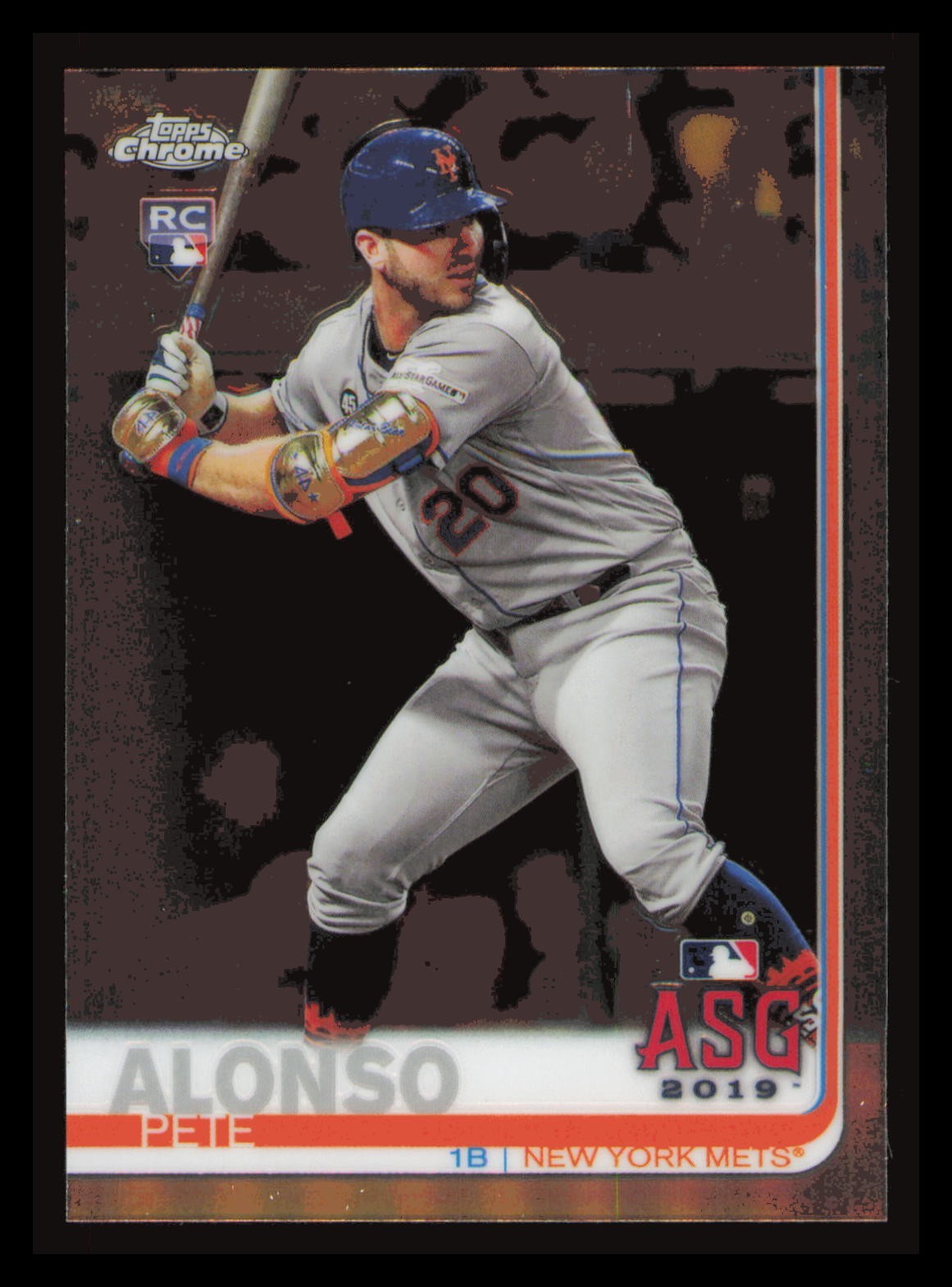 Pete Alonso 2019 Topps Chrome Update ASG RC Rookie Card #86 Chrome Mets