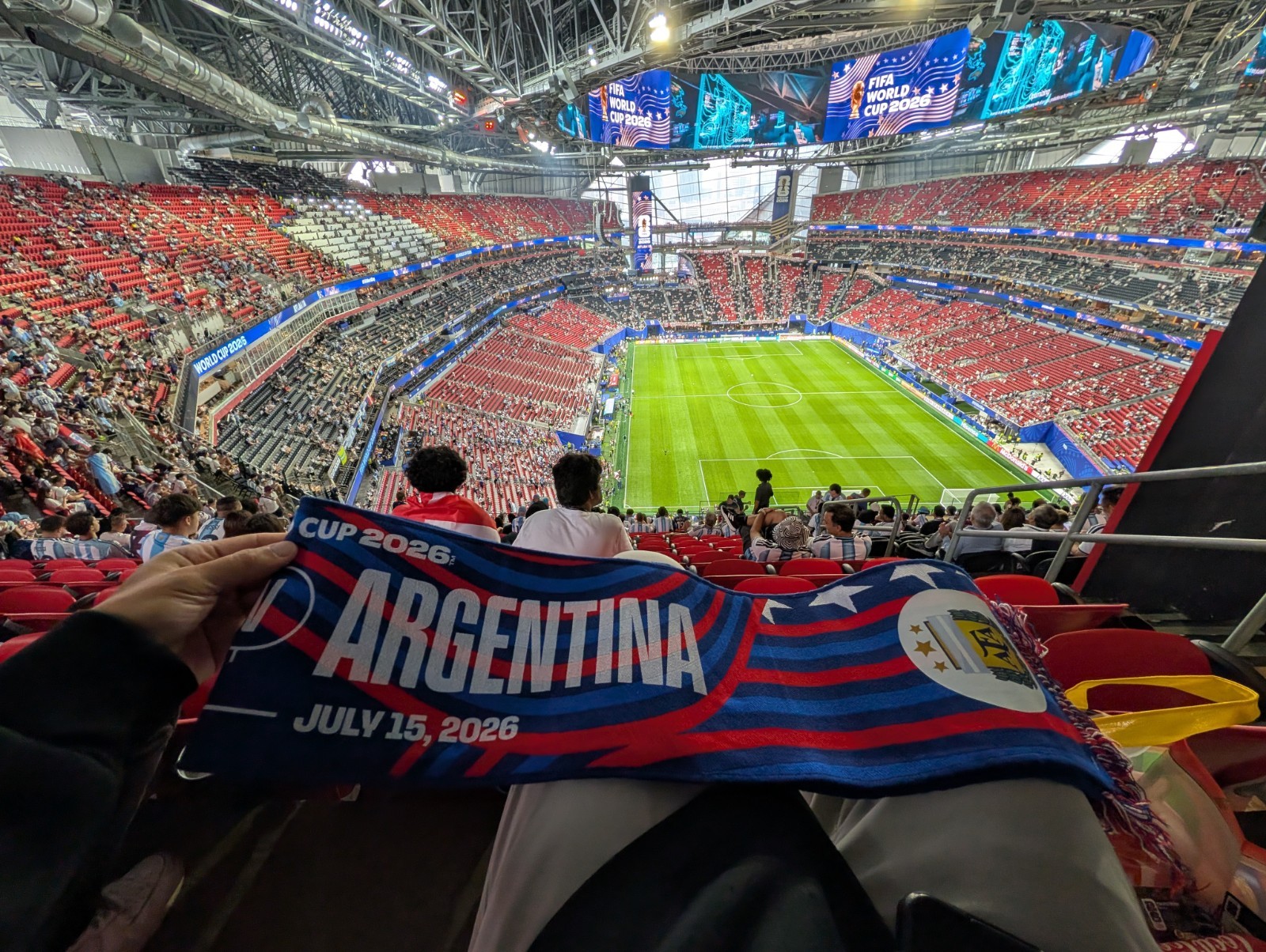 England vs. Argentina – 2026 World Cup Official Match Scarf – World Cup Winners?