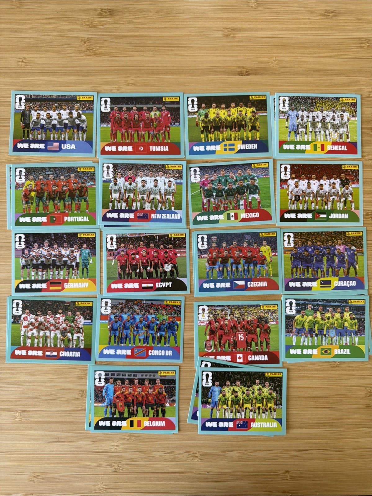 Panini FIFA World Cup 2026 Team Single Stickers – Choose Your Country
