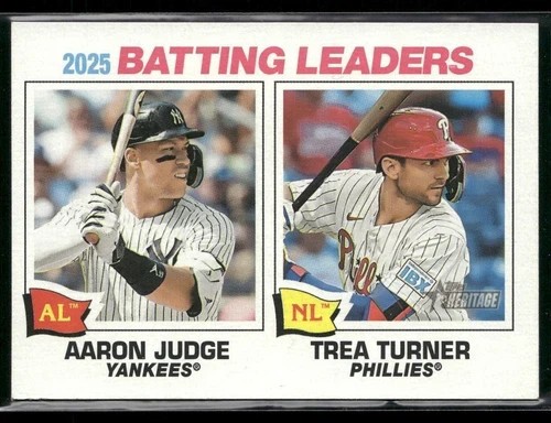 2026 Topps Heritage – Base Singles #1-400 You Pick & Complete Your Set!